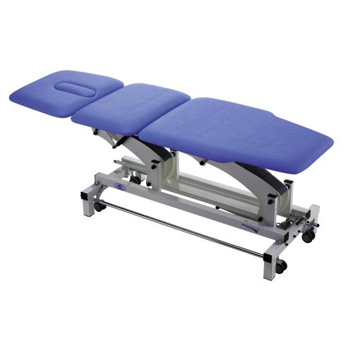 THER NAR - 3-TEILIGER UNTERSUCHUNGS- UND BEHANDLUNGSTISCH MIT VERSCHMIERUNG IM KAUDALBEREICH - MIT GESICHTSLOCH - POSITIONEN "SITZEND" UND "FRAKTIONAL TRENDELENBURG" - VOLLSTÄNDIG KONFIGURIERBAR MIT EINER BREITEN PALETTE AN ZUBEHÖR UND FUNKTIONEN