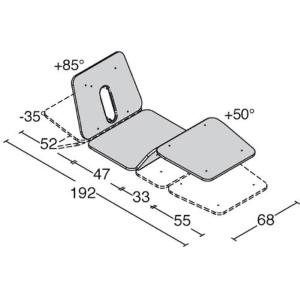 THER FLEXION LUX - TABLE D'EXAMEN ET DE TRAITEMENT EN 4 SECTIONS - APPUIE-TÊTE RÉGLABLE AVEC TROU FACIAL, COUSSIN ET REPOSE-ACCOUDOIRS - POSITIONS « ASSISE » ET « PARTIELLEMENT TRENDELENBURG » - CONFIGURABLE AVEC UNE LARGE GAMME D'ACCESSOIRES ET D'OPTIONS