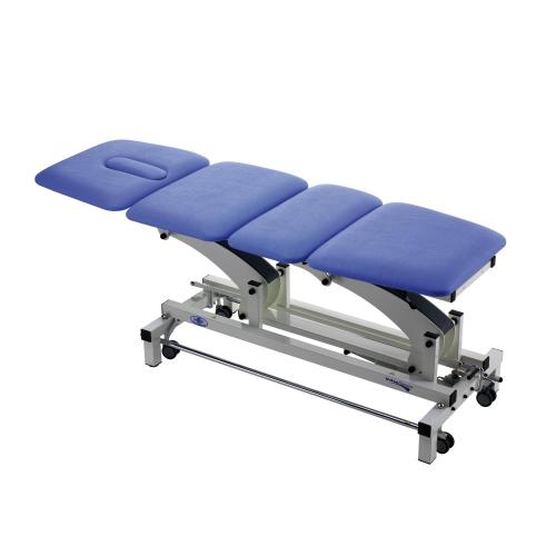 THER FLEXION - LETTINO DA VISITA E TRATTAMENTI A 4 SEZIONI - TESTATA REGOLABILE IN POSITIVO E IN NEGATIVO, CON FORO FACCIALE - POSIZIONI DI "SEDUTA" E "TRENDELENBURG PARZIALE - TOTALMENTE CONFIGURABILE CON UNA VASTA GAMMA DI ACCESSORI E OPZIONI