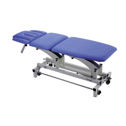 THER PLUS MODULAR - LETTINO DA VISITA E TRATTAMENTI A 5 SEZIONI MOBILI E TESTATA CON FORO FACCIALE E BRACCIOLI - POSIZIONI DI SEDUTA, TRENDELEMBURG E ANGOLAZIONE CENTRALE - TOTALMENTE CONFIGURABILE CON UNA VASTA GAMMA DI ACCESSORI E OPZIONI